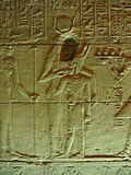 Isis breast-feeding young Horus, Isis Temple, Philae Island