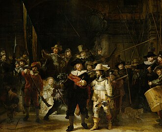 Lukisan kumpulan pengawal awam Amsterdam oleh Rembrandt