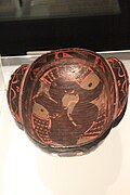 "Eared" or flanged cup (耳杯), Qin-Han dynasty, Hubei Provincial Museum