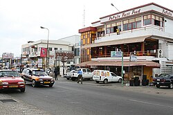 Utcakép Accra külvárosában