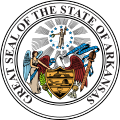 Li blason de Arkansas