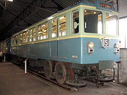 Vue du MP 51 au musée des transports urbains, interurbains et ruraux.