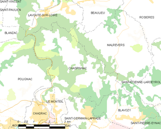 Poziția localității Chaspinhac