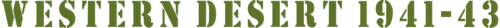 Western Desert 1941-43