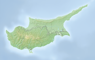 Voir sur la carte topographique de Chypre