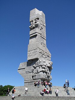 Monument a Westerplatte, prop de Gdansk
