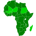 Mappa del Union African