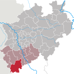 Circondario di Euskirchen – Mappa