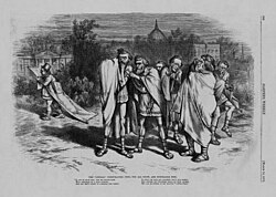 Nast quoted from Shakespeare's Julius Caesar, comparing Ulysses S. Grant to Caesar.
