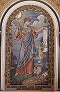 Elihu Vedder: Minerva of Peace mosaic