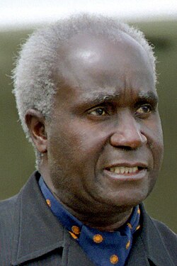 Potret Kenneth Kaunda pada tahun 1983