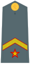 Divisa de subteniente de la Guardia Civil