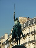 Washington Statue op d'r Place d'Diena, Paris, Frankreich