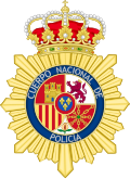 Insignia/Placa del Cuerpo Nacional de Policía