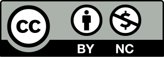 logo for the CC BY-NC license
