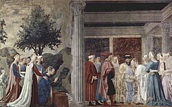 A História da Vera Cruz (1452-66) na Basílica de S. Francisco de Assis, Arezzo