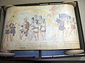 Kaliwa: Ang Salterong Mudil, ang pinakamatandang saltero sa wikang Copto (Museong Copto, Egipto, Cairo).
Middle: Gitna: Ang Codex Armenicus Rescriptus, isang pahina noong siglo 6/10 na naglalaman ng liturhiyang Armenio at Siriaco (Koleksiyong Schøyen).
Right: Kanan:  Ang Balumbong Josua, isang iluminadong Griyegong manuskrito noong siglo 10 na maaring ginawa sa Constantinopla (Aklatang Vaticano, Roma)