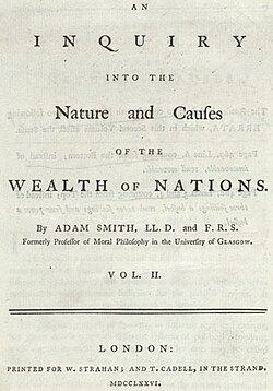 The first page of a book