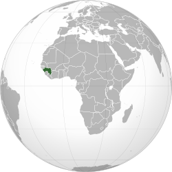 Location of Guinéa