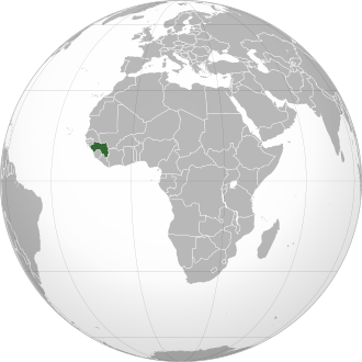 Guinea - Localizzazione