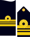 Divisa capitán corbeta Armada.