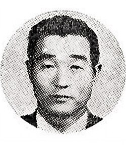A grainy portrait photograph of Ho Wang Lee