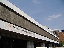 The concrete external architecture of the 1960s station