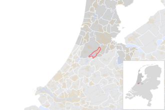 Kommunens läge i provinsen Noord-Holland