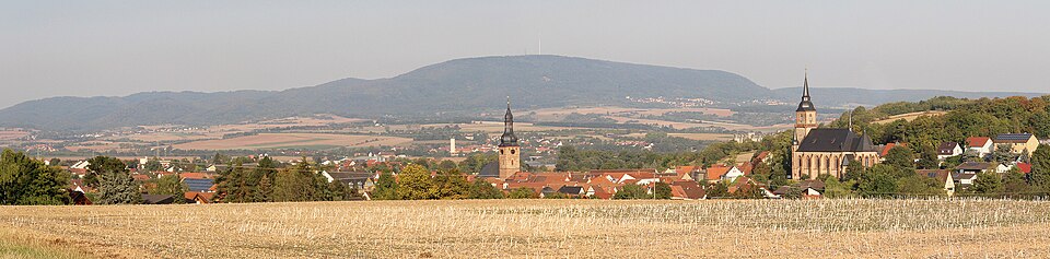 Panorama Blick auf Göllheim (2015) - Germany.