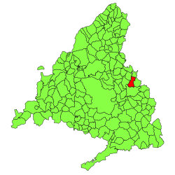 Camarma de Esteruelas – Mappa