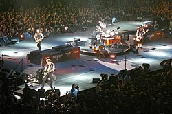Metallica performing at the O2 Arena, March 28th 2009