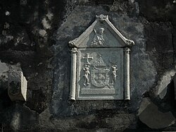 Portuguese coat of arms at Monte Fort