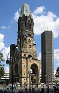 La Kaiser-Wilhelm-Gedächtniskirche a Berlino.