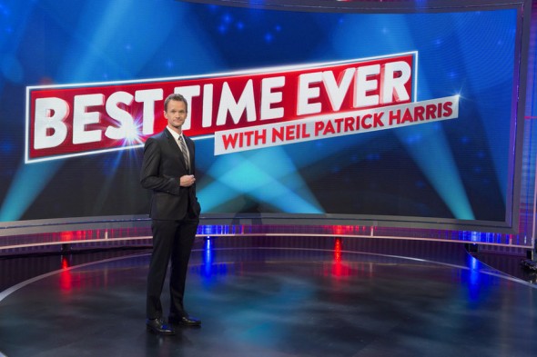 Best Time Ever with Neil Patrick Harris TV show on NBC: canceled, no season 2