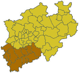 Poziția localității Köln (regiune admin.)