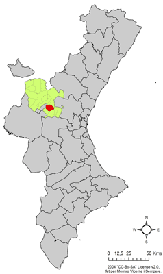 Chulilla: situs