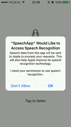 Speech Recognition access