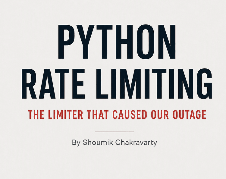Python Rate Limiting: The Limiter That Caused Our Outage