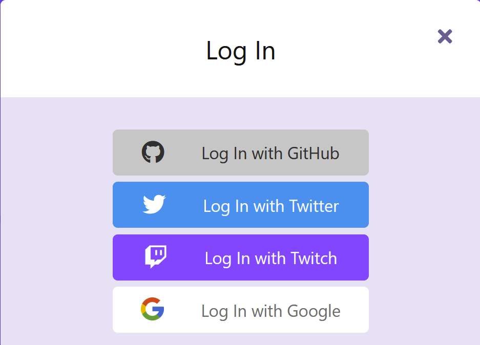 example login