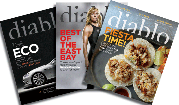 Three Diablo Magazine covers.
