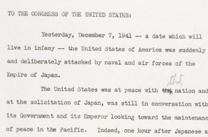 Joint Address to Congress Leading to a Declaration of War Against Japan (1941)