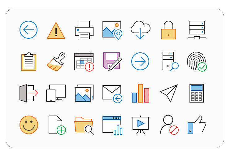 Office Pro icons for ribbons, toolbars and menus — Axialis