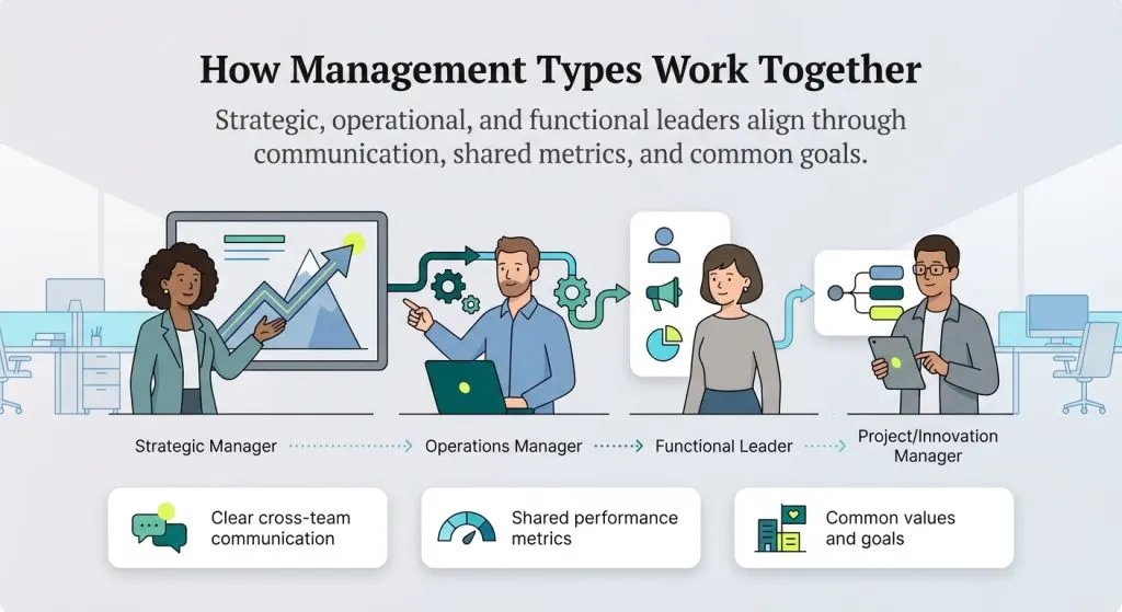 how management types work together graphic