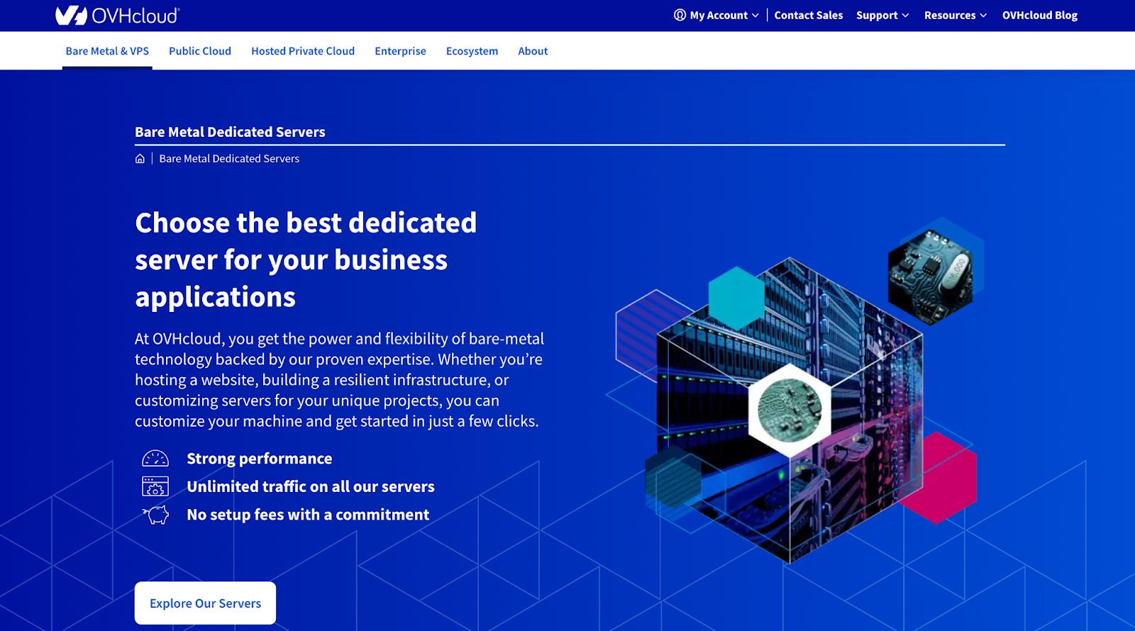 OVHcloud Homepage