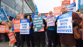 ‘Nobody can survive on the wages we’re getting’: public sector workers strike across the country