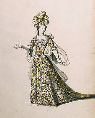 Jean Berain, costume pour Cadmus et Hermione Jean Berain, costume pour Cadmus et Hermione