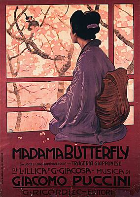 Affiche pour Madame Butterfly Affiche pour Madame Butterfly