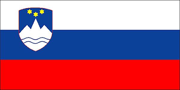Drapeau de la Slovénie Drapeau de la Slovénie