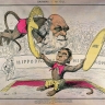 Caricature de Darwin et Littré par Gill. Caricature de Darwin et Littré par Gill.