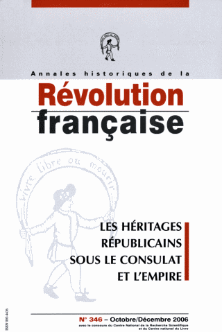 vignette collection Annales historiques de la Révolution française vignette collection Annales historiques de la Révolution française